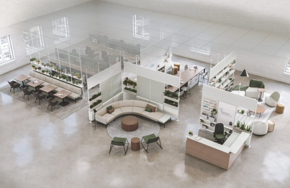 Open Office Layout Design